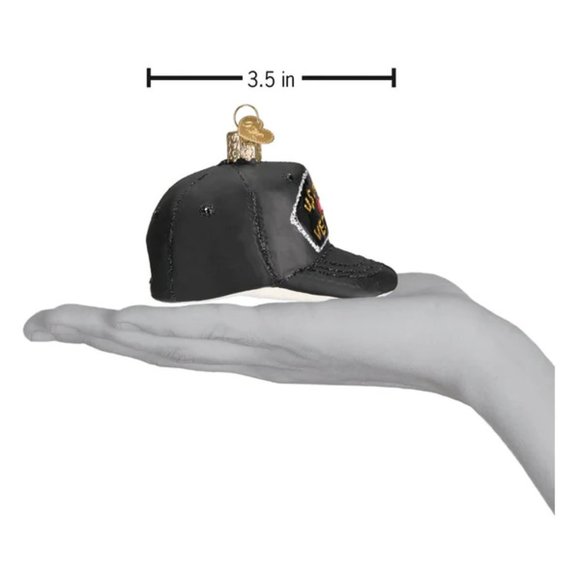 Veteran's Cap Christmas Ornament with Keepsake Box | Old World Christmas | NWT - Picture 5 of 8